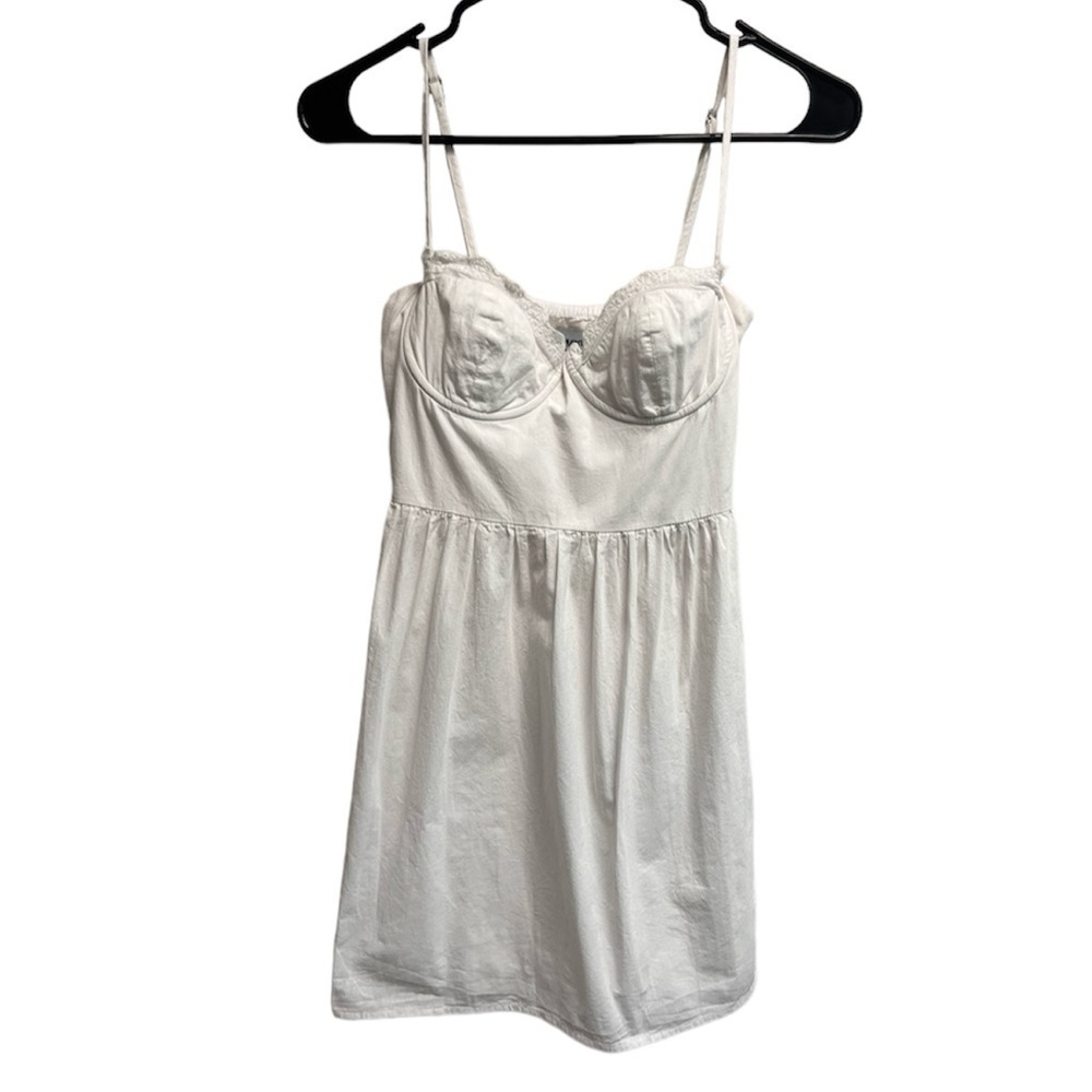 PRINCESS POLLY Women’s White Corset Top Spaghetti strap Tank Top - Size 2